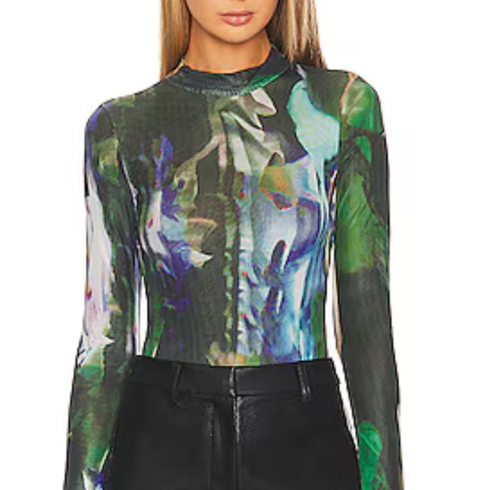 ByDyln Mesh Martina Long Sleeve Bodysuit